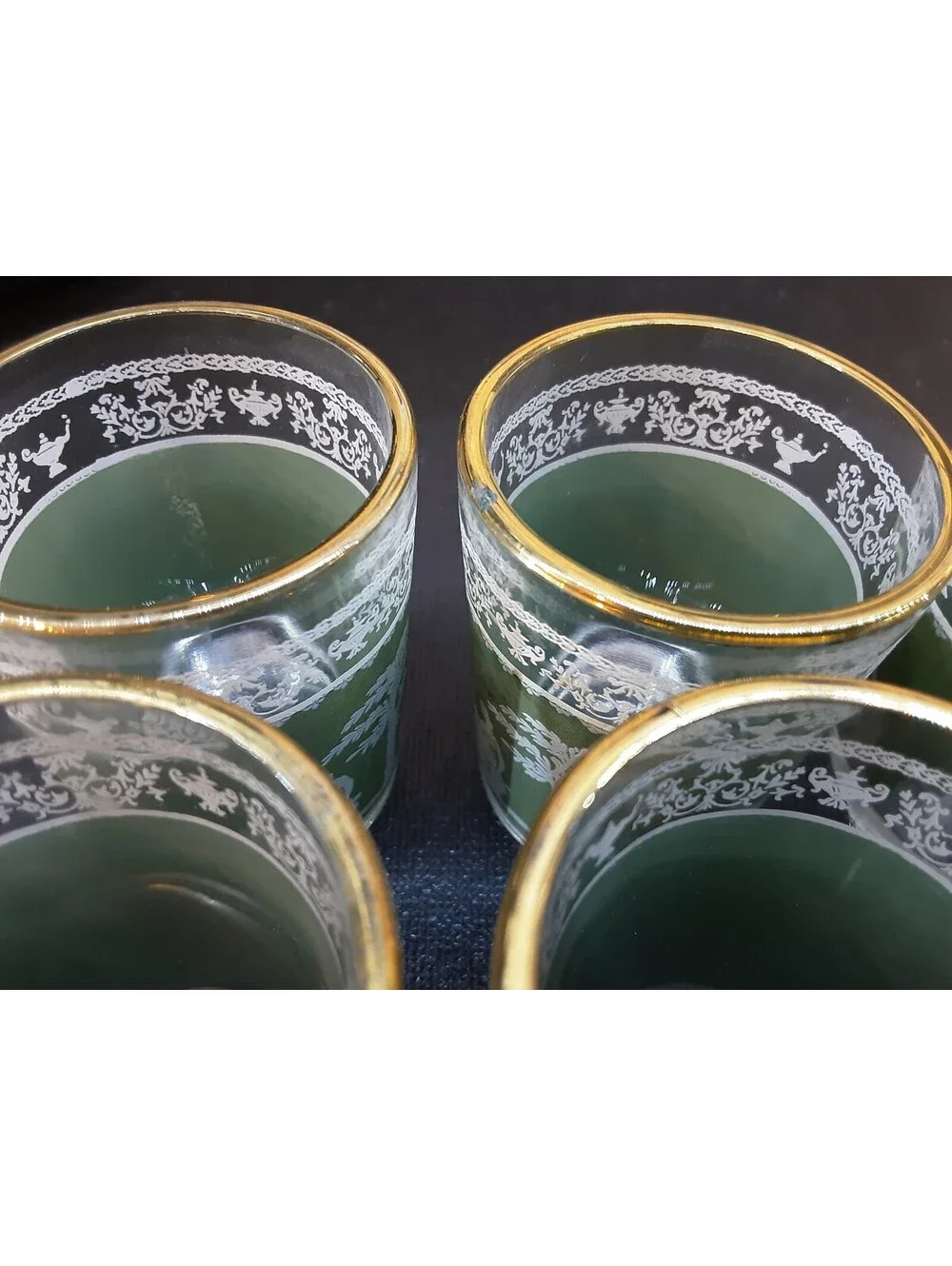 Set of 6 Wedgewood Jasperware Glasses Measures 2
